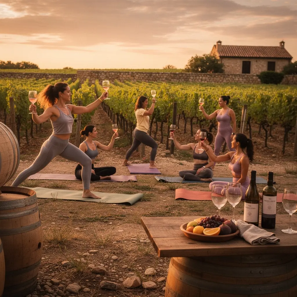 Un entrenador guiando a un deportista en una sesión de yoga, enfatizando la mejora del rendimiento deportivo.
